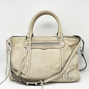 REBECCA MINKOFF | Regan Satchel Antique White